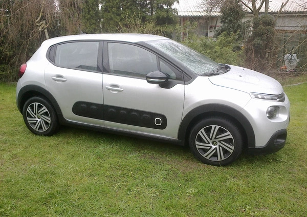 Citroen C3 cena 29900 przebieg: 147000, rok produkcji 2018 z Góra małe 46